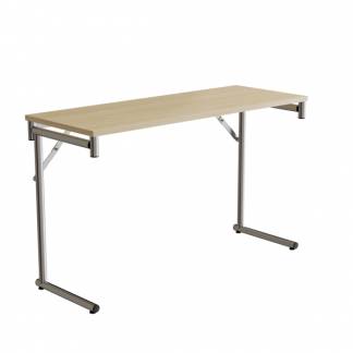 Klapbord Silhuett 1200x450mm,Birk laminat og krom stel