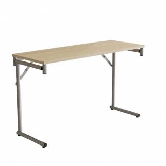Klapbord Silhuett 1200x450mm,Birk laminat og alugr&aring;t stel