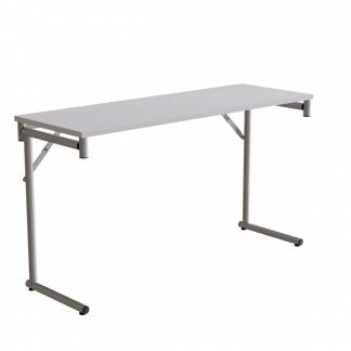 Klapbord Silhuett 1300x450mm,Gr&aring; laminat og alugr&aring;t stel