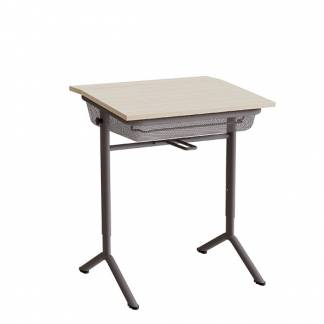 Elevbord Atlas 1128, 650x550mm, eg h&oslash;jtrykslaminat, gr&aring;t stel