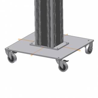 Hjuls&aelig;t til ErgoSingle Workstation