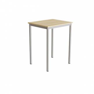 Bord Combi 200, 700x600 mm Højde 900 mm Birk laminat på alugråt understel