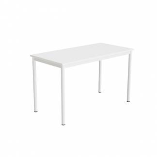 Bord Combi 200, 1200x600 mm H&oslash;jde 720 mm Hvid  laminat p&aring; hvidt understel