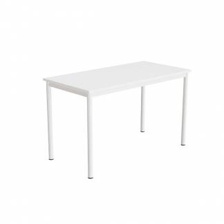 Bord Combi 200, 1200x600 mm H&oslash;jde 720 mm Hvid  laminat p&aring; hvidt understel