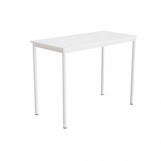 Bord Combi 200, 1200x600 mm H&oslash;jde 900 mm Hvid  laminat p&aring; hvidt understel