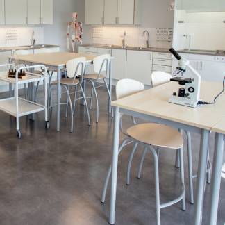 Bord Combi 200, 1400x700 mm H&oslash;jde 720 mm Birk laminat p&aring; sort understel