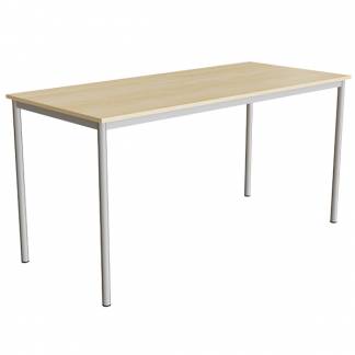 Bord Combi 200, 1800x800 mm H&oslash;jde 900 mm Lydd&aelig;mpende birk laminat p&aring; alugr&aring;t stel