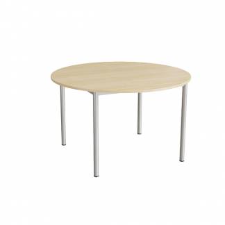 Bord Combi 206, &Oslash;1200 mm, h&oslash;jde 720 mm, birk laminat p&aring; alugr&aring;t stel