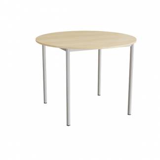 Bord Combi 206, &Oslash;1200 mm, h&oslash;jde 900 mm, lydabsorberende birkelaminat p&aring; alugr&aring;t stel