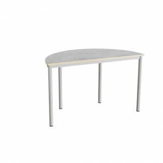 Bord Combi 209, 1200x600 mm h&oslash;jde 720 mm med lys gr&aring; linoleum, alu stel