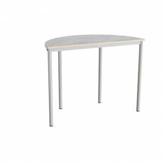 Bord Combi 209, 1200x600 mm h&oslash;jde 900 mm med lys gr&aring; linoleum, alu stel