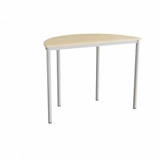 Bord Combi 209, 1200x600 mm h&oslash;jde 900 mm med lydabsorberende birk laminat, alu stel