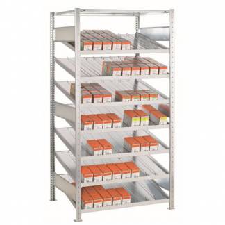 Startfag Boltless FIFO-hylde 2000x1000x800mm