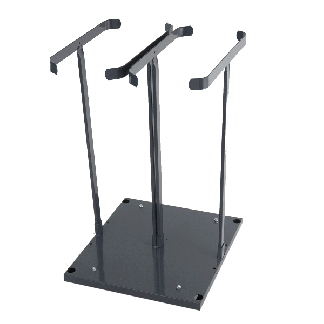 Affaldsstativ til kildesortering Dobbelt 2 x 60L Guran Gr&aring;