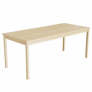 Bord Lovis 601, 1800x800 mm H&oslash;jde 720 mm med lydd&aelig;mpende birk laminat, birk understel