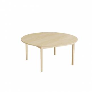 Bord Lovis 604, &Oslash;1200 mm, h&oslash;jde 550 mm, birk laminat p&aring; birk understel