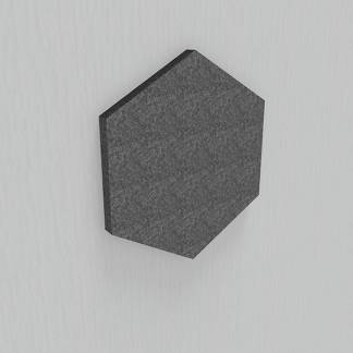 Lydabsorbent Honey EcoSUND, 600x520x50 mm Gr&aring;, uden tekstil