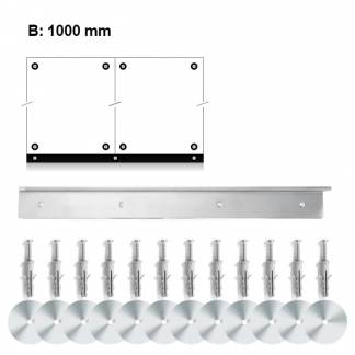 V&aelig;gkit til montering af skabs bredde 1000mm