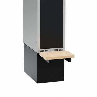 H&oslash;j sokkel siddeb&aelig;nk i birk 300x550mm