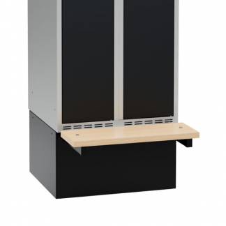 H&oslash;j sokkel siddeb&aelig;nk i birk 700x550mm