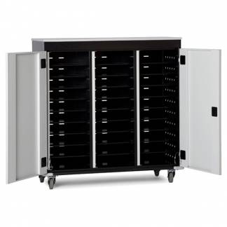 PC opladningsskab p&aring; hjul 30 rum - seq