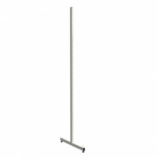 BST S&oslash;jle, dobbelt. Fritst&aring;ende H1981 mm Hvid