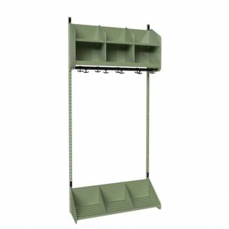 BST Kombination A, Startsektion 3 pladser B 900 mm, gr&oslash;n