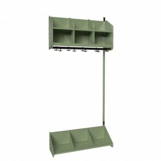 BST Kombination A,  P&aring;bygningssektion 3 pladser B 900 mm, gr&oslash;n