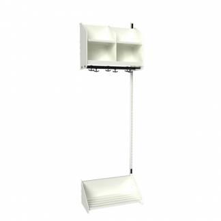 BST Kombination B,  P&aring;bygningssektion 2 pladser B 600 mm, hvid