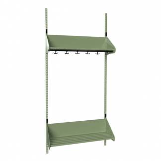 BST Kombination F, Startsektion 3 pladser B 900 mm, gr&oslash;n