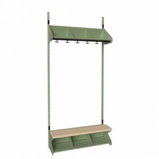 BST Kombination G, Startsektion 3 pladser B 900 mm, gr&oslash;n