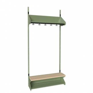 BST Kombination H, Startsektion 3 pladser B 900 mm, gr&oslash;n