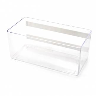Transparent opbevaringsboks