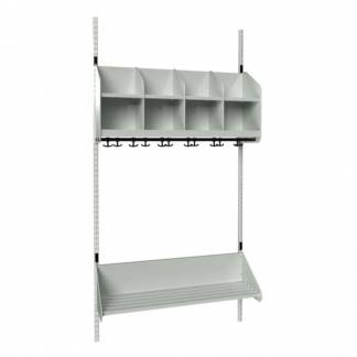 BST Kombination B, Startsektion 4 pladser B 1000 mm, lys gr&aring;