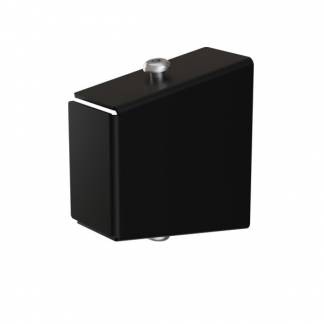 Endeafslutning st&oslash;vleoph&aelig;ng + knager&aelig;kke, sort