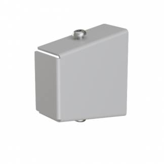 Endeafslutning st&oslash;vleoph&aelig;ng + knager&aelig;kke, alugr&aring;