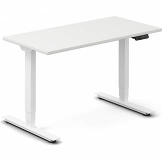 H&aelig;ve-s&aelig;nkebord DNA, Hvid 1200x600mm 2-ben/Hvid