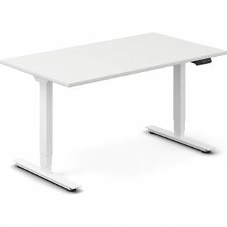 H&aelig;ve-s&aelig;nkebord DNA, Hvid 1400x800mm 2-ben/Hvid