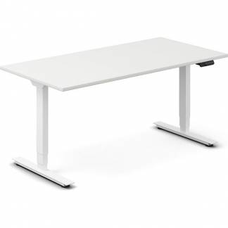 H&aelig;ve-s&aelig;nkebord DNA, Hvid 1600x800mm 2-ben/Hvid