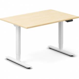 H&aelig;ve-s&aelig;nkebord DNA, Birk 1200x800 mm 2-ben/Hvid