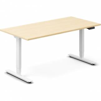 H&aelig;ve-s&aelig;nkebord DNA, Birk 1600x800 mm 2-ben/Hvid