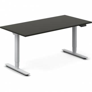 H&aelig;ve-s&aelig;nkebord DNA, Antracit 1600x800 mm 2-ben Alugr&aring;