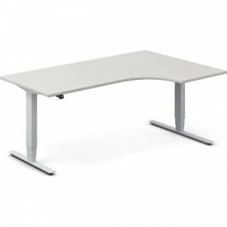 H&aelig;ve-s&aelig;nkebord DNA, Lysgr&aring; 1800x1200 mm H&oslash;jre 2-ben/Alugr&aring;