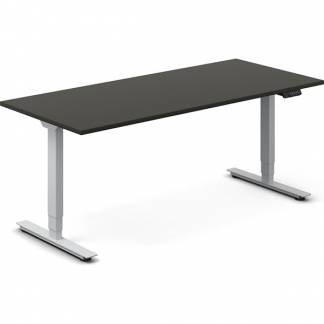 H&aelig;ve-s&aelig;nkebord DNA, Antracit 1800x800 mm 2-ben/Alugr&aring;