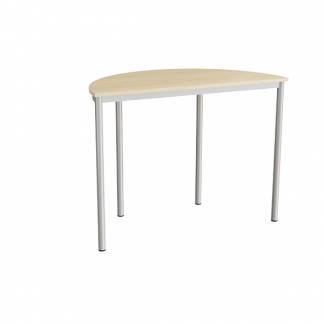 Bord Combi 209, 1200x600 mm h&oslash;jde 900 mm med birk laminat, alu stel