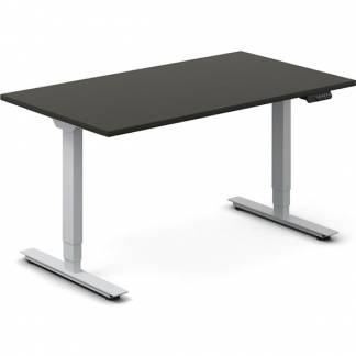 H&aelig;ve-s&aelig;nkebord DNA, Antracit 1400x800 mm 2-ben/Alugr&aring;