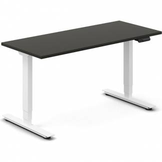 H&aelig;ve-s&aelig;nkebord DNA, Antracit 1400x600 mm 2-ben/Hvid