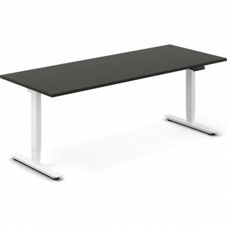 H&aelig;ve-s&aelig;nkebord DNA, Antracit 2000x800 mm 2-ben/Hvid