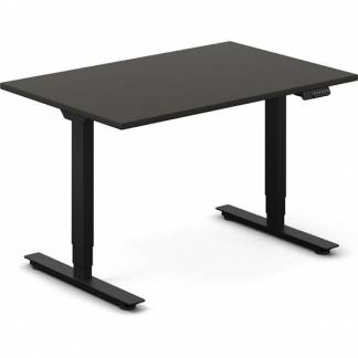 H&aelig;ve-s&aelig;nkebord DNA, Antracit 1200x800 mm 2-ben/Sort