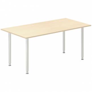 Skrivebord DNA, Birk 1800x800 mm I-ben/Alugr&aring;